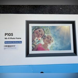 Black and White Wi-Fi Photo Frame